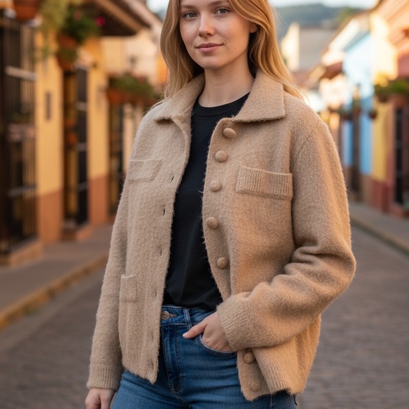 H&M Sweaters - H&M Mohair Blend Buttoned Cardigan